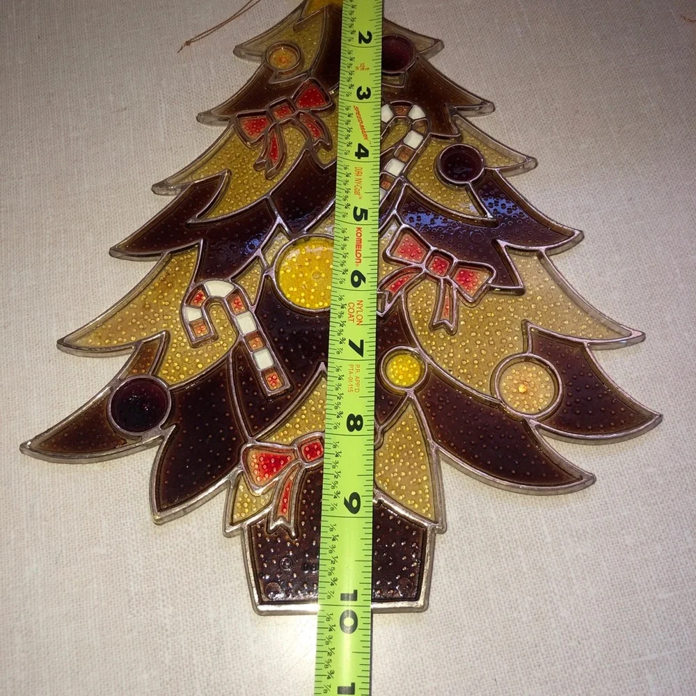 Vintage SNP 1985 Christmas Hanging Decorations Lot (3)‎ Wreath trees